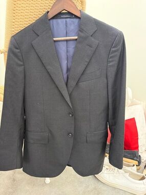 Suitsupply Dark Charcoal Two-Button Men's Blazer